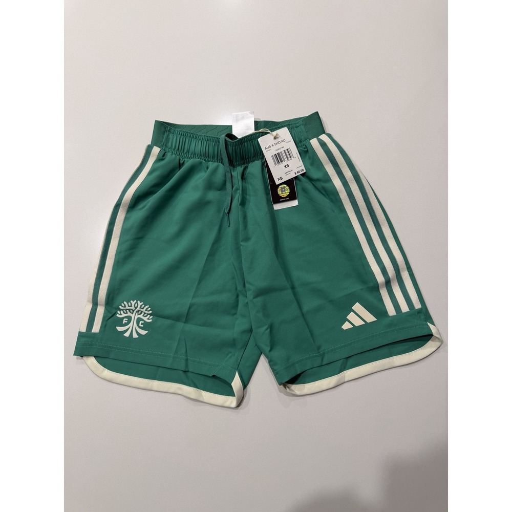 Adidas Austin FC Away Shorts Green Mens XS HZ9098 MLS Soccer